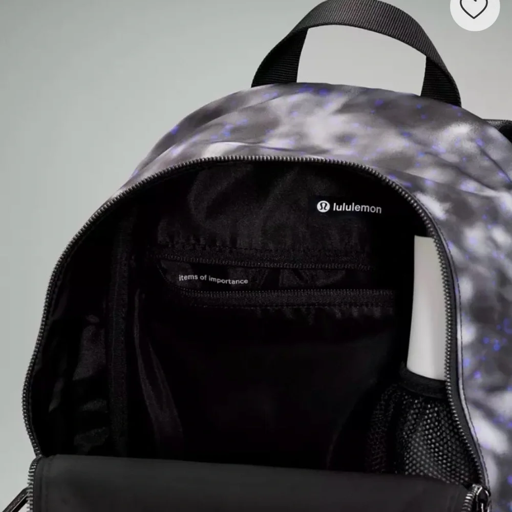 Lululemon City Adventurer Soft Focus Splatter Grey Mini Backpack 10L